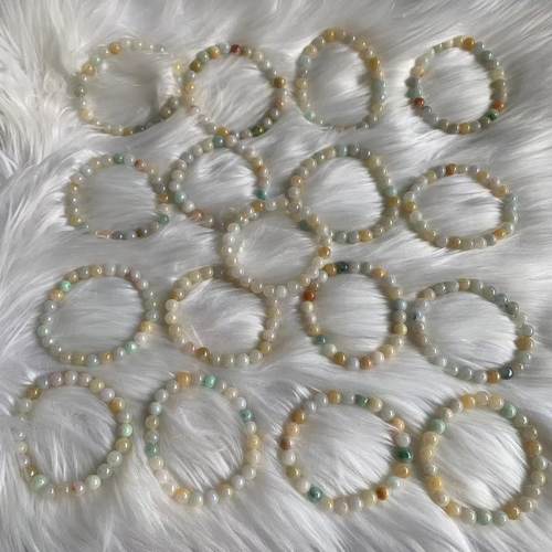 缅甸翡翠手串A货多宝小手串8mm