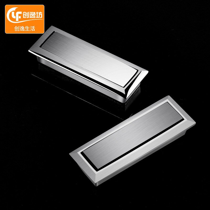 移门不锈钢嵌入式开槽暗拉手304简约推门扣手抽屉内嵌隐藏暗拉手