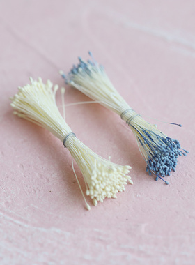 Art flower手工DIY材料 1MM迷你线杆花心 花芯布艺花烫花用可染色