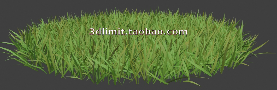 草坪模型obj格式带贴图适用于3dmax c4d 犀牛rhino maya sketchup