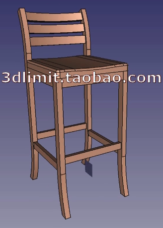 FreeCAD吧台椅设计制作视频教程 Proe SolidWorks UGNX CREO 教程