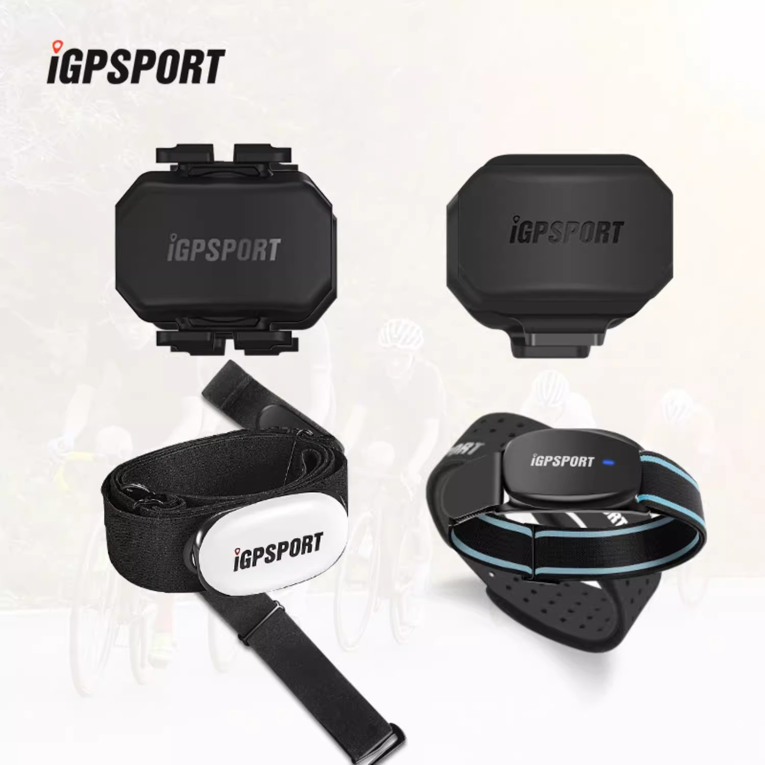 iGPSPORT公路山地车码表自行车速度踏频心率双模蓝牙/ANT+传感器