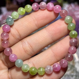 NO.5701天然碧玺手链6.7mm13g