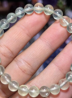 NO.5736天然绿葡萄石手链7mm14.2g