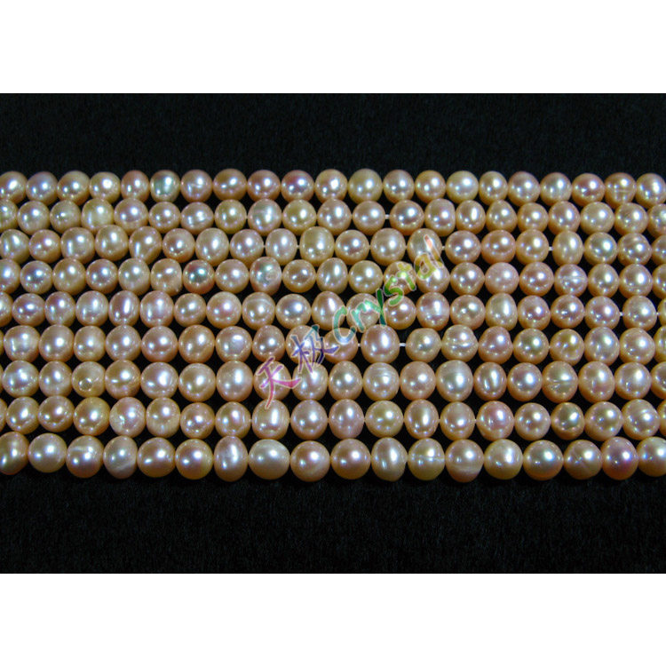 【天极水晶】精美天然珍珠半成品~一条长37cm~散珠~可diy手链项链