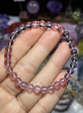 NO.6763天然紫水晶手链5.9mm9.3g