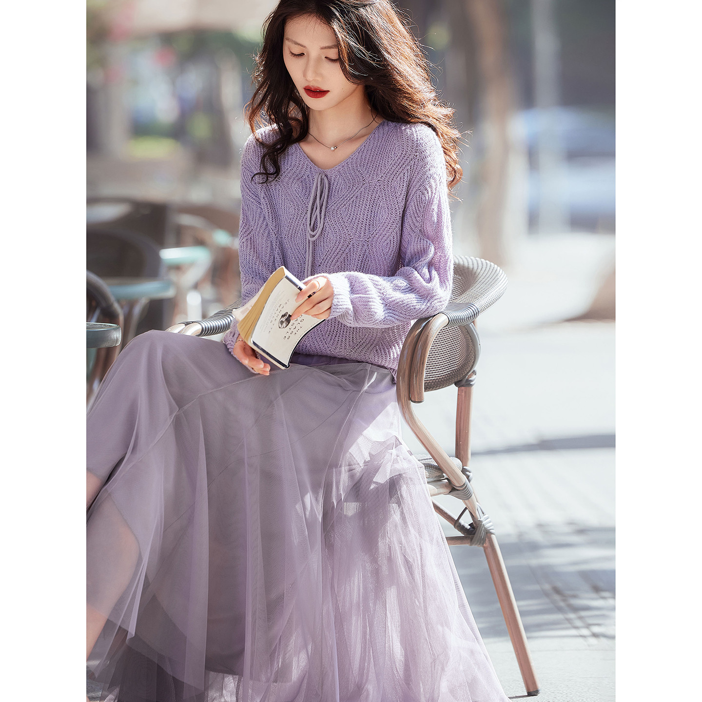 苏醒的乐园2026年新款春季女高级好看气质套装针织衫半身裙两件套