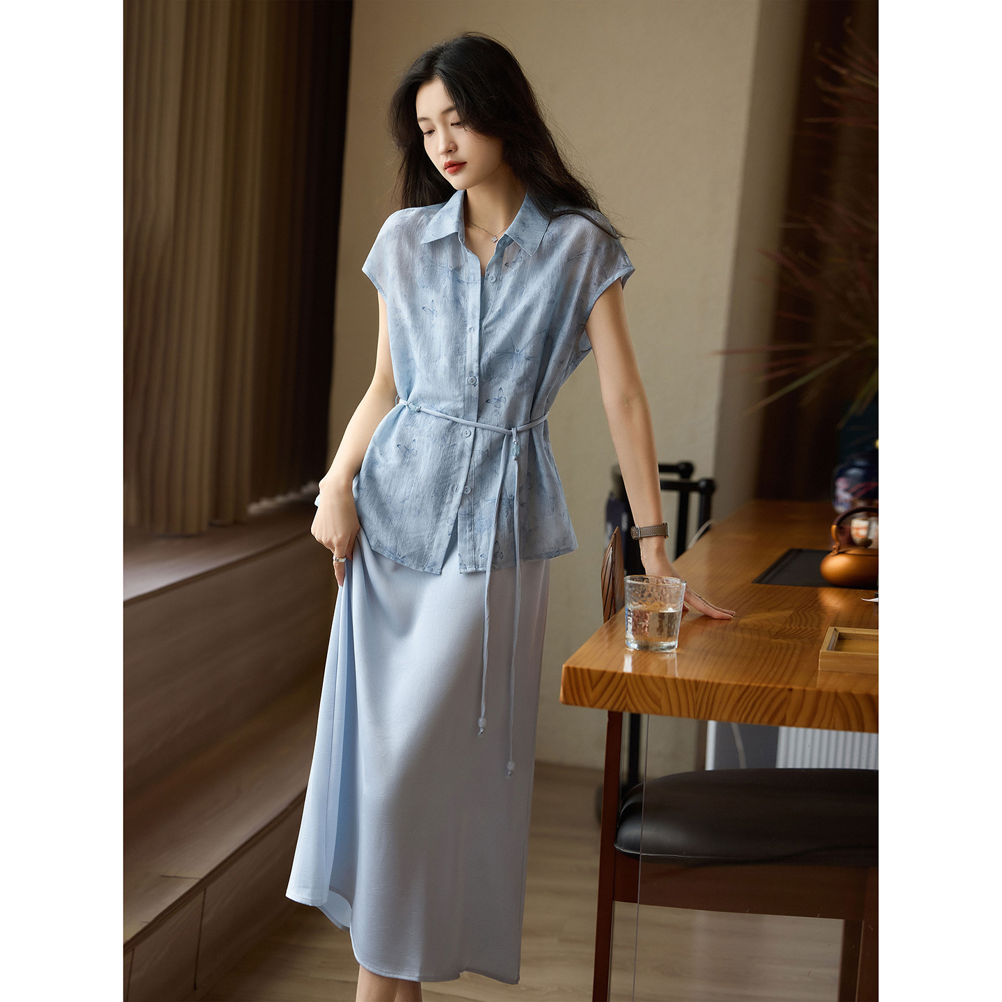 2026年夏季新款女装两件套装SXTZD26004