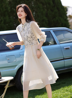 时尚气质连衣裙SXL24074