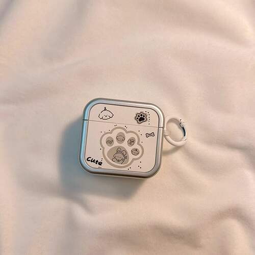 可爱卡通情侣脚印猫咪小狗适用保