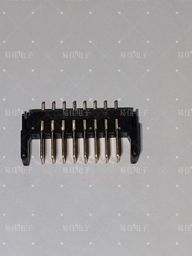 2.0mm间距 8P 180度直插电池连接器公座 ZC-08P20LHC