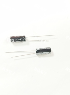  直插铝电解电容  3.3UF  50V  DIP     6*11