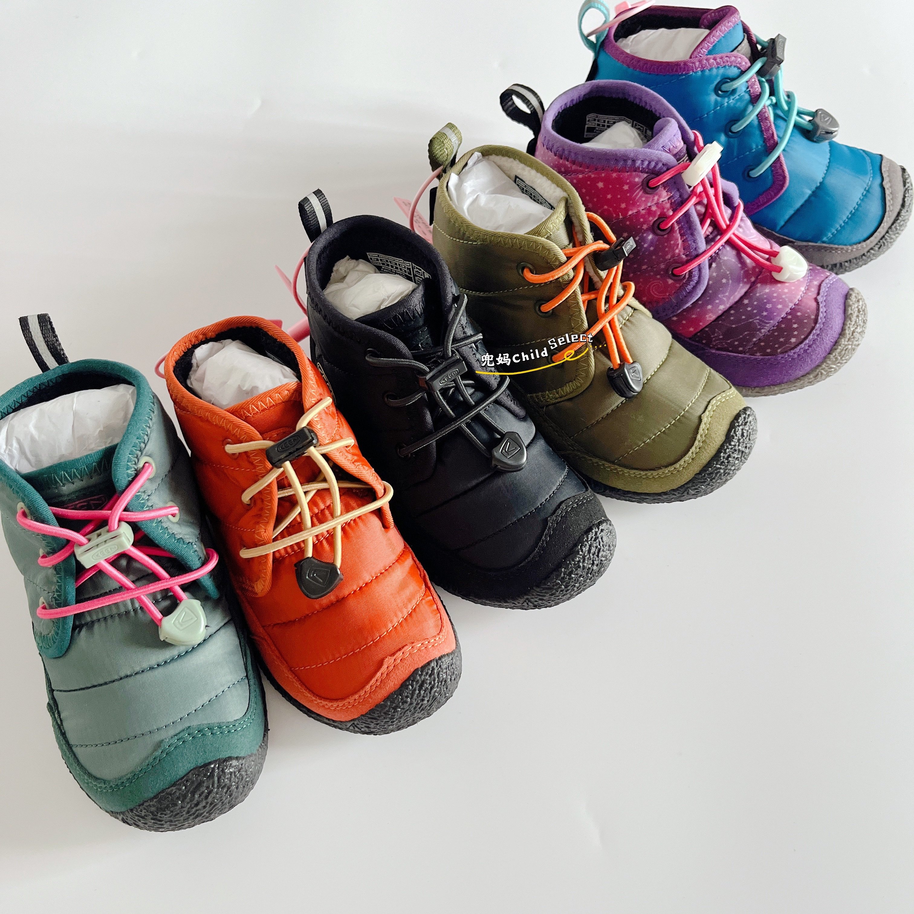 现货KEEN HOWSER II CHUKKA WP儿童户外棉鞋秋冬保暖防水休闲鞋