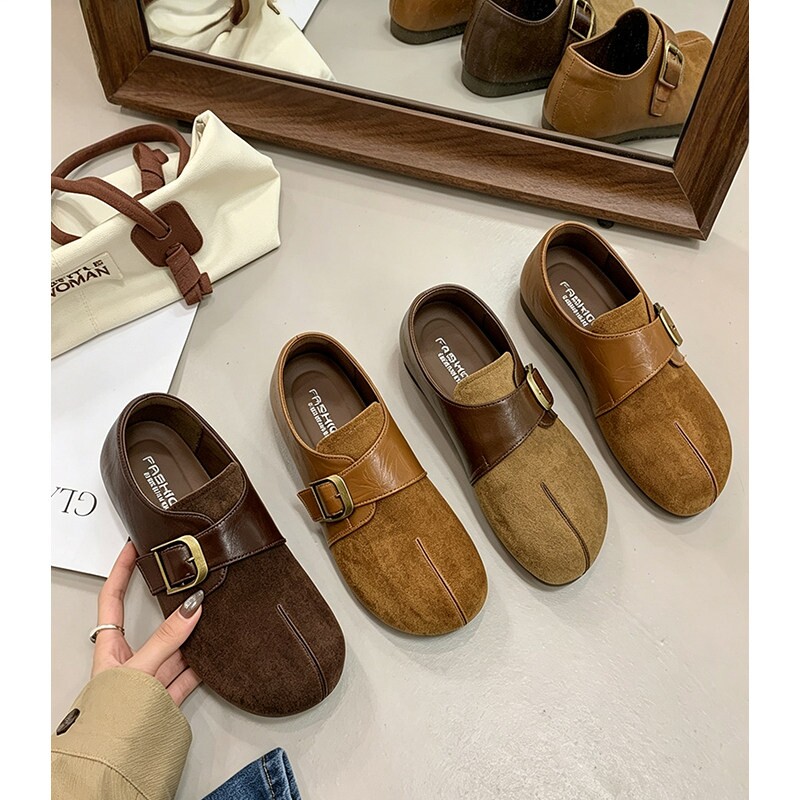 厚底内增高分趾勃肯鞋轻便软底图片