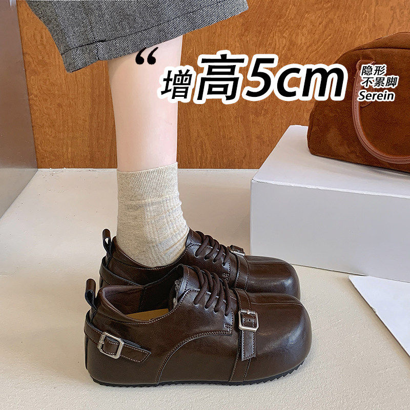内增高厚底全包勃肯鞋女式新款