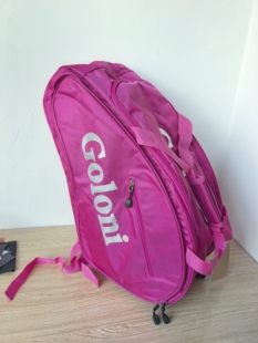 外贸大容量波板球背包匹克球拍双肩包手提带装4支球拍球包运动包