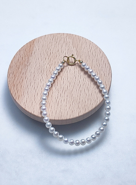 近圆小珍珠手链韩版轻奢百搭礼物