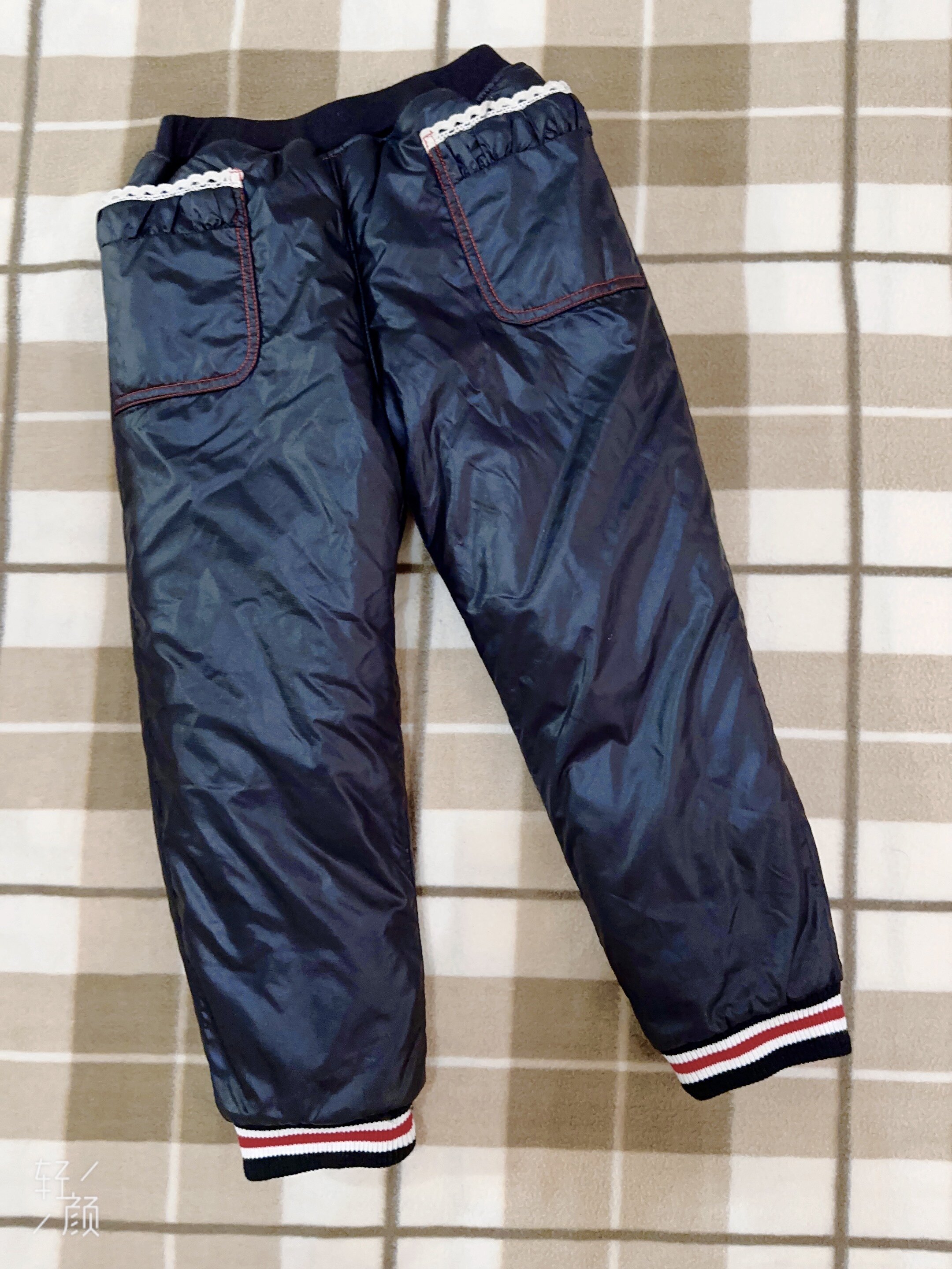 婴姿坊专柜正品 男童女童冬季保暖加厚加绒裤子