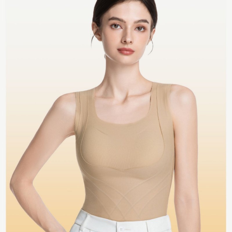 茉茜朵朵无痕保暖背心女带胸垫收腹塑身免穿文胸打底内搭磨毛上衣,女士内衣/男士内衣/家居服,保暖背心,淘宝优惠券,粉丝福利购,淘宝优惠卷