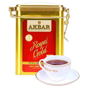 AKBAR阿卡巴锡兰红茶 斯里兰卡原装进口红茶叶功夫茶叶罐装礼品茶