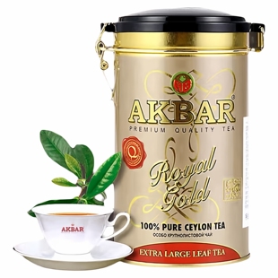 AKBAR阿卡巴锡兰红茶 斯里兰卡原装进口红茶叶功夫茶叶罐装礼品茶