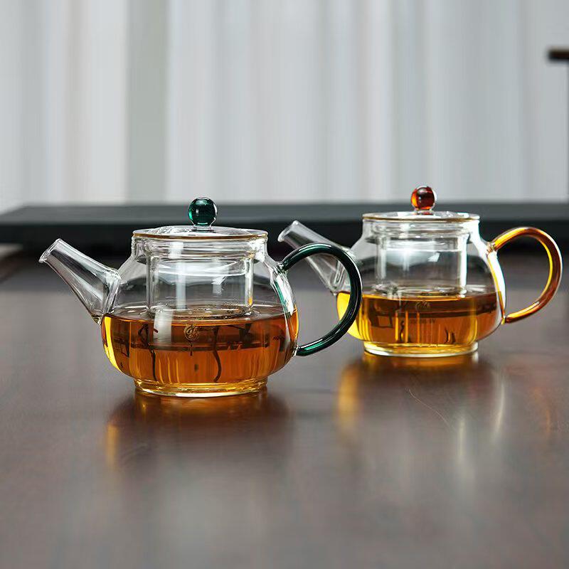 鑫凤祥耐热泡茶壶茶水分离壶日式泡茶器红茶泡茶器茶壶功夫茶具图片