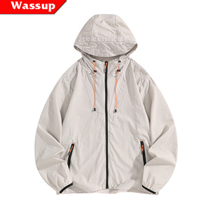 WASSUP RIGHT冰丝防晒衣男女夏季薄2024新款防晒服情侣户外皮肤衣