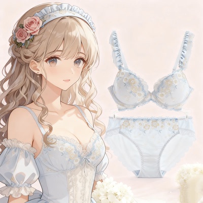 1571三角裤薄模杯新款日系文胸