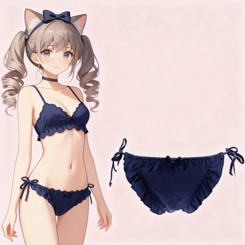 内裤女中腰系绳性感绑绳