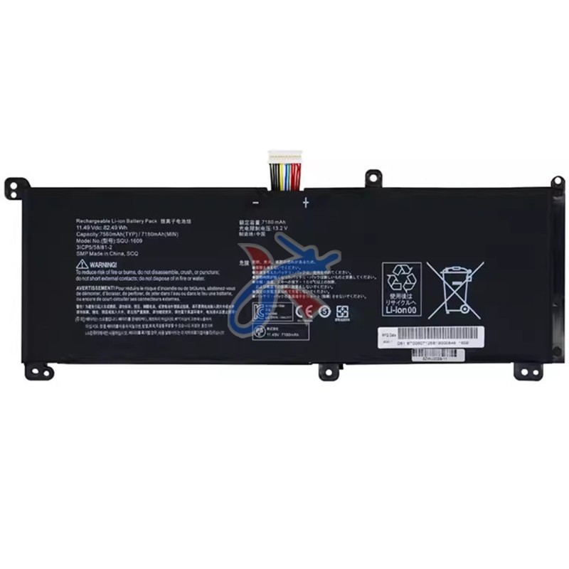 SQU-1609适用神舟Z6-KP5G 精盾T64 T65C T66 SQU-1714电池