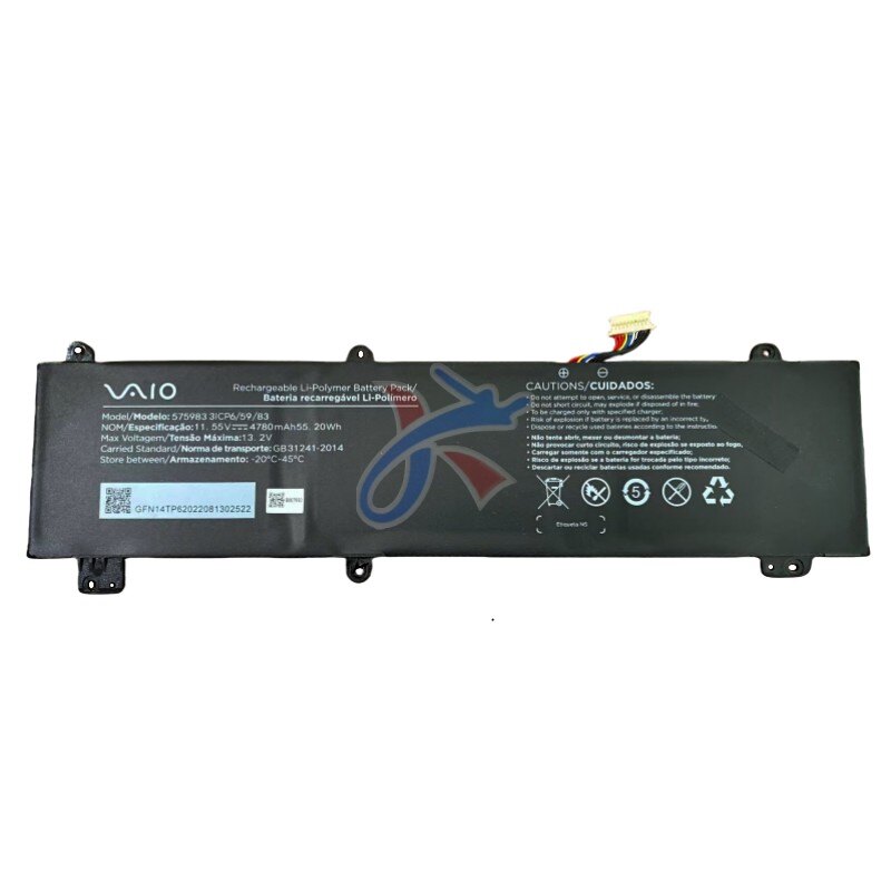 575983适用vaio VWNC51518 VWNC51427 VWNC71429-BK/SL/FE/RG电池