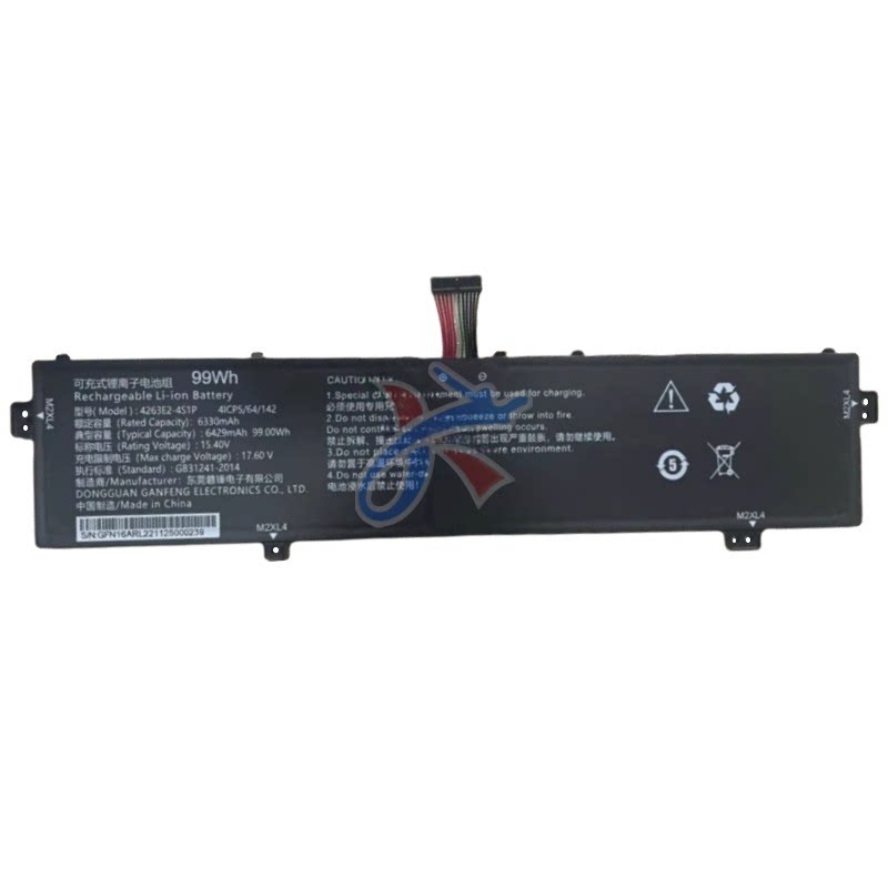 4263E2-4S1P适用技嘉AORUS16 X6LF笔记本电池15.4V6330mah 99Wh