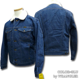 Wrangler 威格羊羔绒牛仔夹克 牛仔棉衣外套 74255pw 男 代购正品