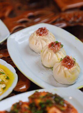 迷你微缩仿真模型手工粘土中式包子豆皮煎饼锅贴小食bjd娃屋