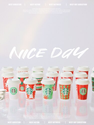 微缩食玩迷你星巴圣诞咖啡杯模型