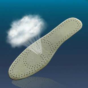 岛主鞋垫清爽真皮男女适用舒缓震运动适吸汗透气乳胶鞋垫防臭R829