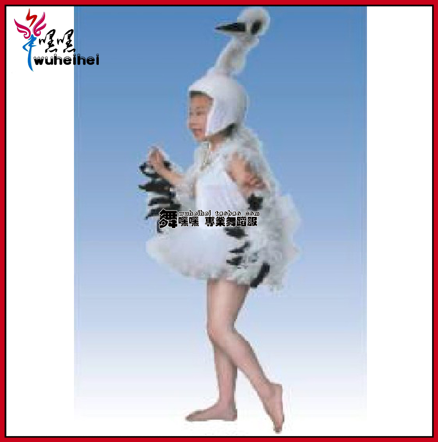儿童舞蹈卡通鸵鸟表演服