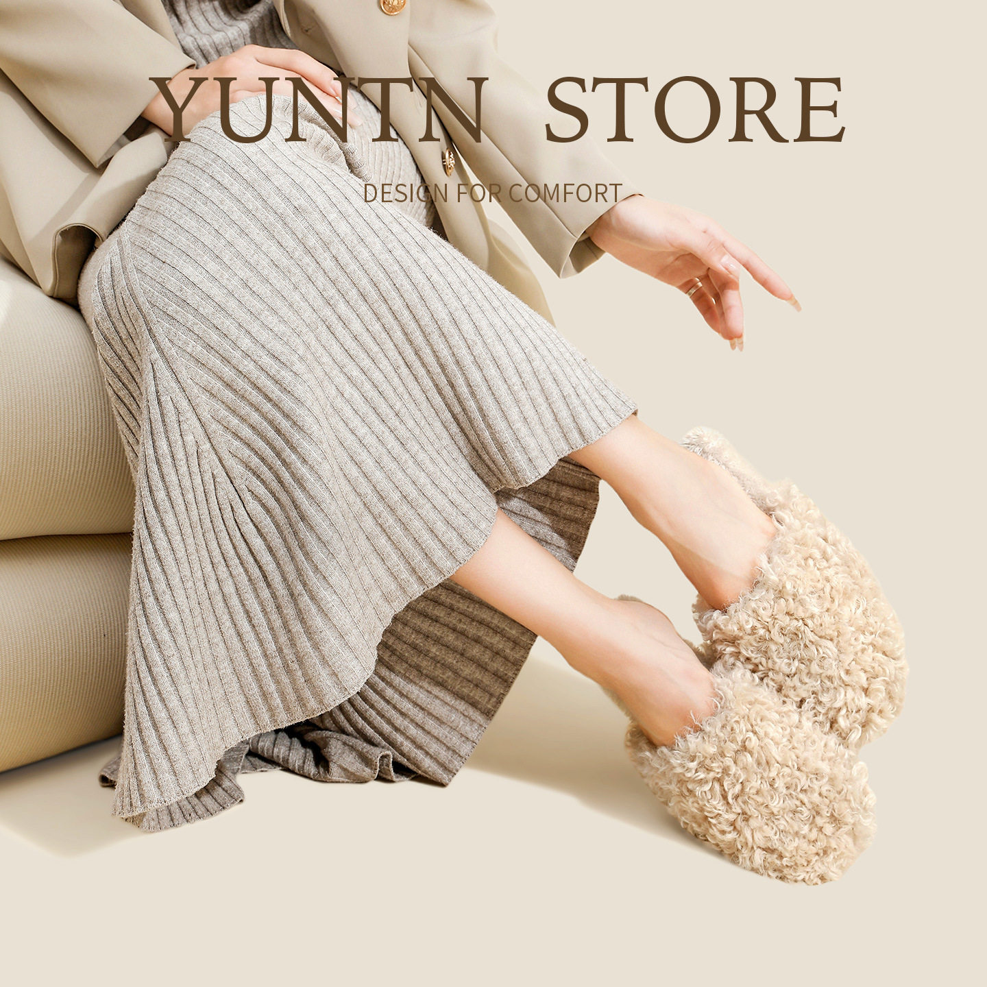 冬季新品软糯羊羔卷毛绒加绒保暖棉拖鞋女士室内防滑可爱居家粉色,女鞋,棉鞋,淘宝优惠券,粉丝福利购,淘宝优惠卷