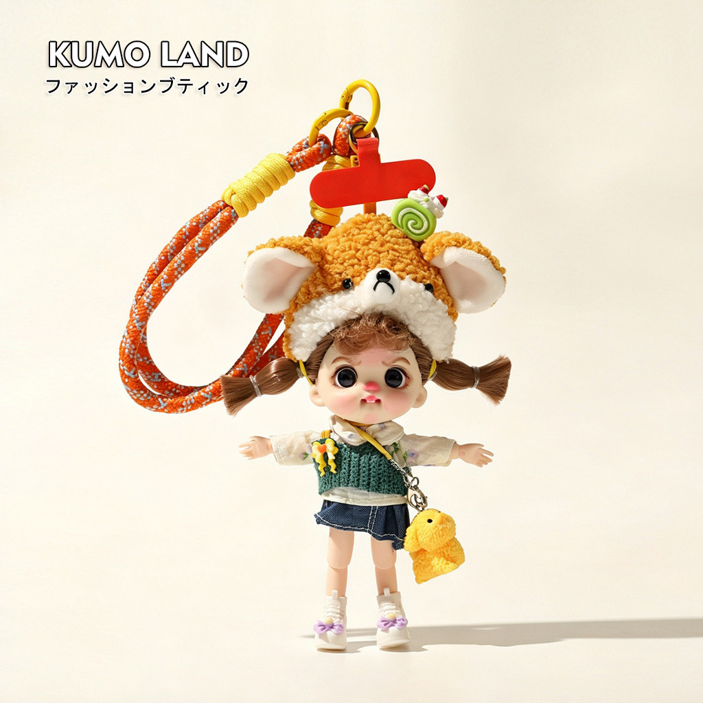 KUMO LAND搪胶娃娃包包挂件创意时尚手机挂件萝莉芬潮玩钥匙扣