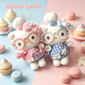 Kumo land日本kitty凯蒂猫哈喽KT包包挂件毛绒玩偶书包挂饰礼物