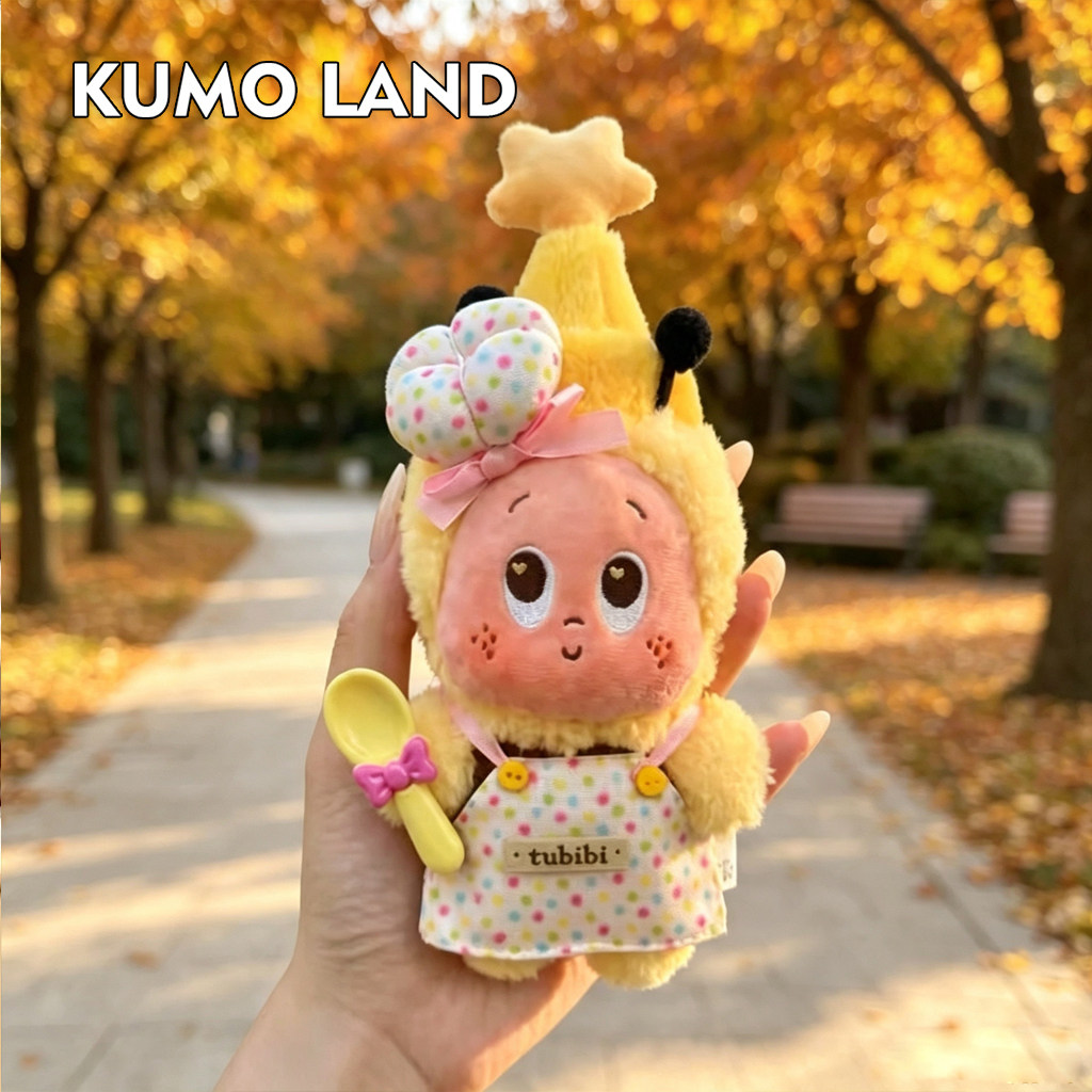 日本KUMO LAND星星人包包挂件小蜜蜂小厨神毛绒公仔书包挂饰代购