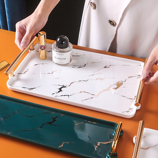 卫生间洗漱台置物架洗手台台面化妆品收纳洗脸台厕所浴室架子托盘