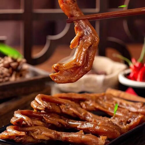 口袋仙森酱卤鸭掌鸭翅酱香香辣湖南风味独立包装特产即食解馋小吃
