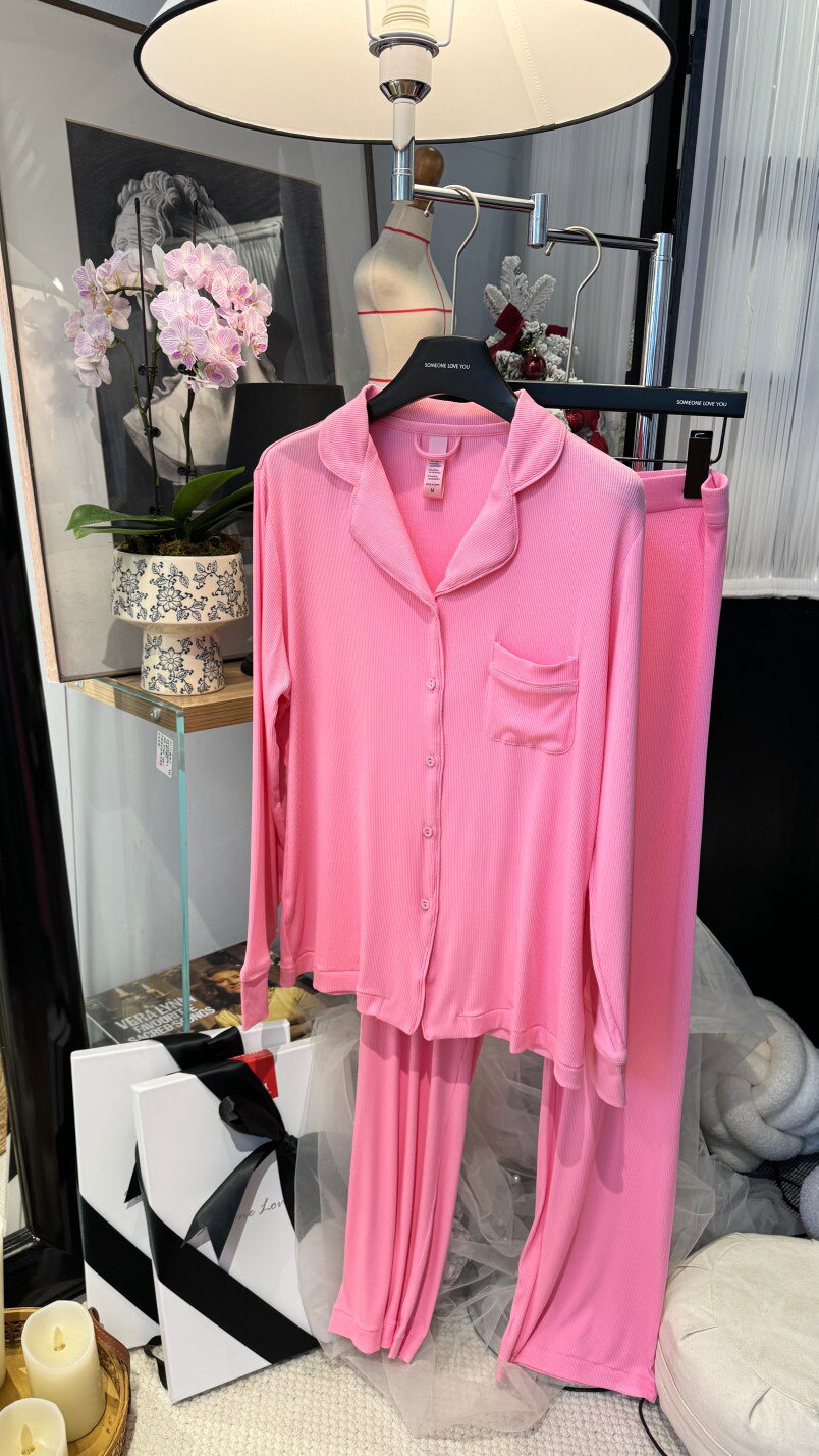 原单品质~纯色睡衣女春夏法式简约薄款莫代尔家居服高级感可外穿