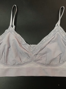 单层小背心 小文胸 小花边内衣
