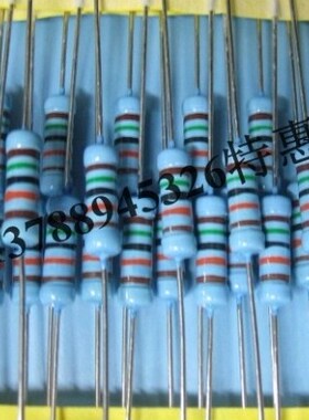 直插金属膜电阻3W100欧 3W100R 精度1%铜脚【50只=10元】