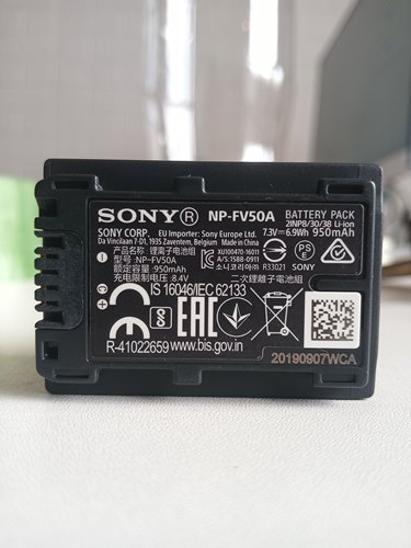 原装索尼摄像机NP-FV50A NP-FV70A锂电池FH50 FV100 PJ390 APX55
