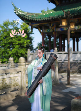 花妖汉衣堂传统汉服直裾深衣儒生服饰两件套非古装剑三衍生长歌