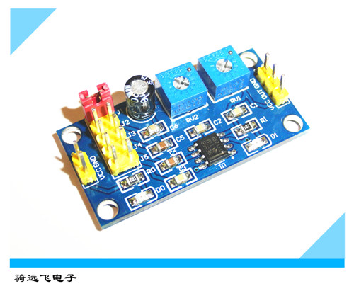 NE555脉冲发生器方波矩形波频率占空比可调小型信号发生器