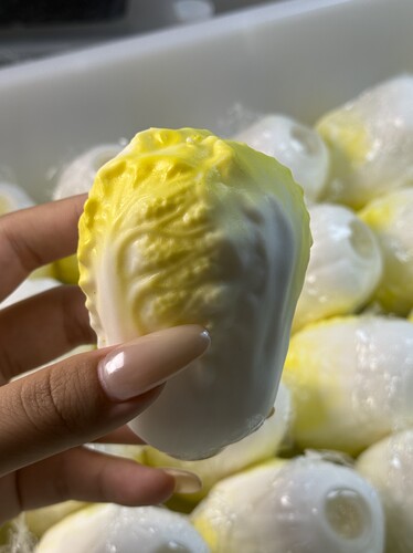 仿真娃娃菜白菜手作球解压捏捏玩具自制脆脆成品